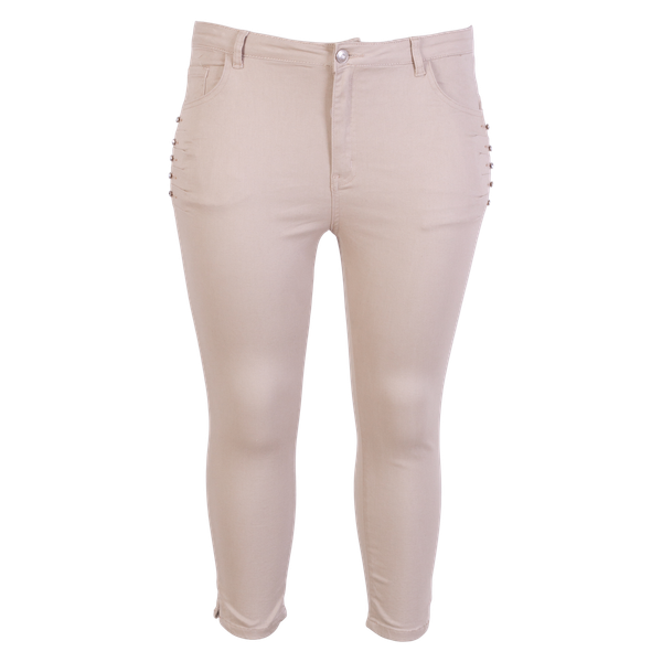 Cassiopeia Dame Jeans Plus Size - Sand