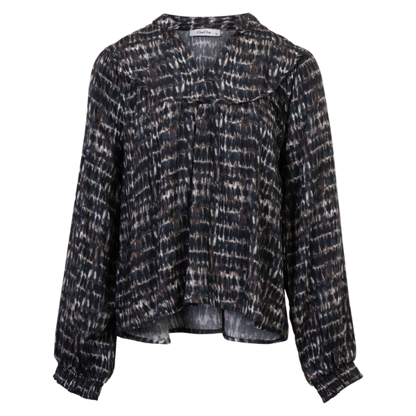 ChaCha Dame Bluse - Navy Combo