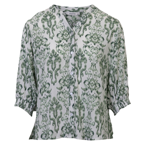 ChaCha Dame Skjorte - Green combo