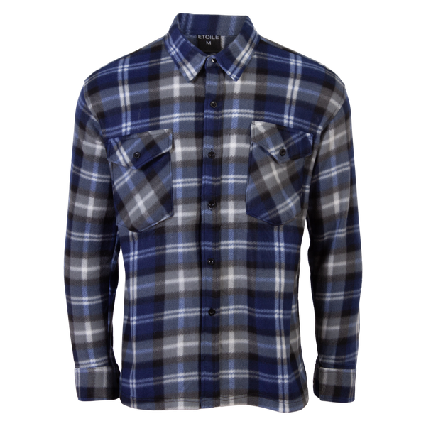 Etoile Herre Skjorte - Farve 9 Blå/Grå