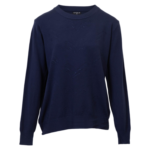 Etoile Dame Striktrøje - NAVY
