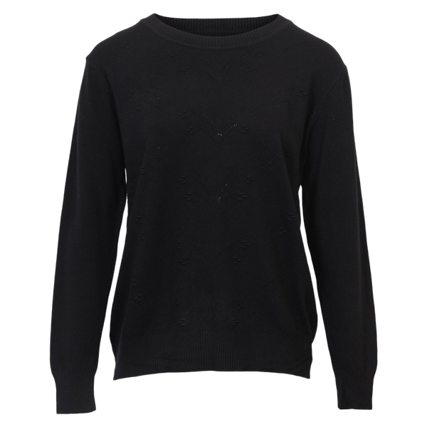 Etoile Dame Striktrøje - SORT