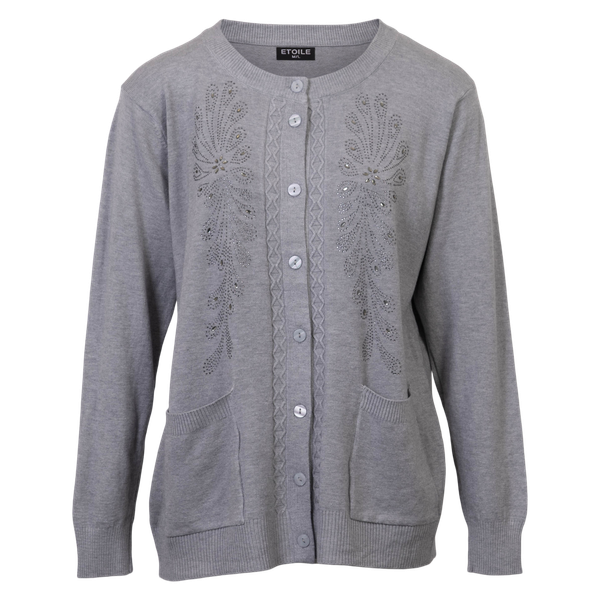 Etoile Dame Cardigan - GRÅ