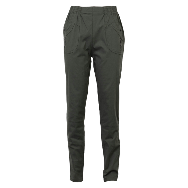 J.S.T. For My Gerda Dame Bukser m. for - Khaki