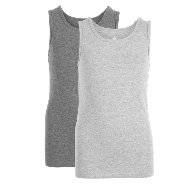 N.O.H.R. Uno Drenge Undertrøje - Grey Melange