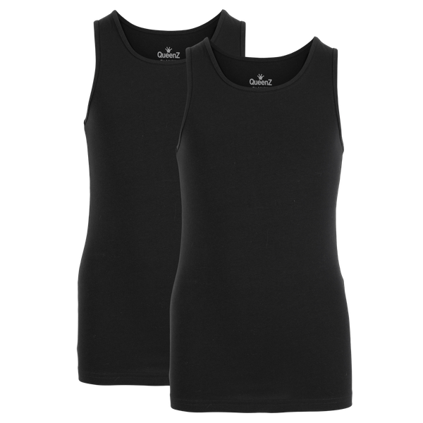 Queenz Uno Pige Undertrøje - Black