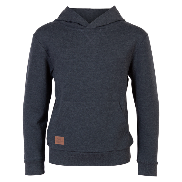 Steenholt Atlas Børne Hættetrøje - Melange Blue
