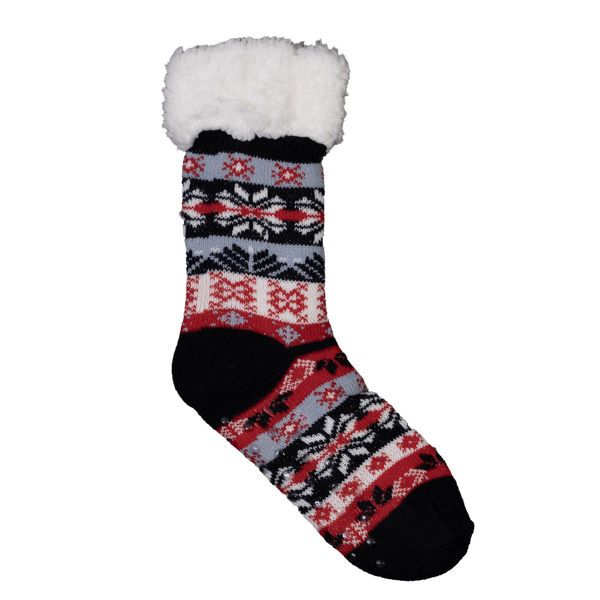 Anyway Unisex Strømper m. fleece - Navy-Rød