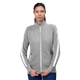 ID Kontrast Dame Cardigan - Grey Melange