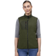 ID Bonded Dame Vest m. fleece - Oliven