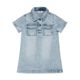 En Fant Pige Kjole - Light Blue Denim