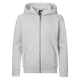 ID Core Zip Børne Hættetrøje - Grå Melange