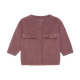 Fixoni Baby Cardigan i økologisk bomuld - Wistful Mauve