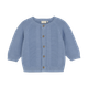 Fixoni Baby Cardigan i økologisk bomuld - Rain Washed