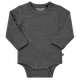 Minymo Baby Body - Dark Grey Melange