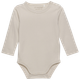 Fixoni Baby Body i økologisk bomuld - Oatmeal