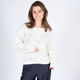 SASIA Gora Dame Striktrøje - CLOUD DANCER WHITE