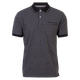 Yellowstone Eagle Herre Polo - Black Melange