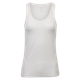 Panos Emporio Dame Tanktop i merinouldmix - OFFWHITE