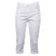 BS Jeans Dame Capri - White