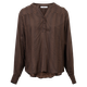 ZbyZ Dame Bluse - Brown/Black