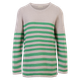 Ofelia Dame Striktrøje - Green Combi